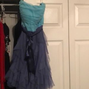 Two tone cocktail dress